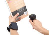 COMS स्कैन के साथ औद्योगिक पहनने योग्य रिंग फिंगर बारकोड स्कैनर ब्लूटूथ