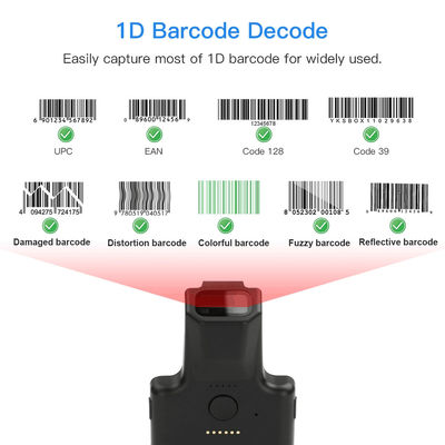 CODE93 CODE128 वायरलेस QR कोड स्कैनर पोर्टेबल बारकोड रीडर